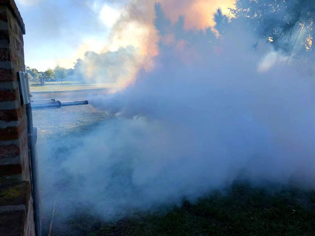 Nebulizado en espacios verdes